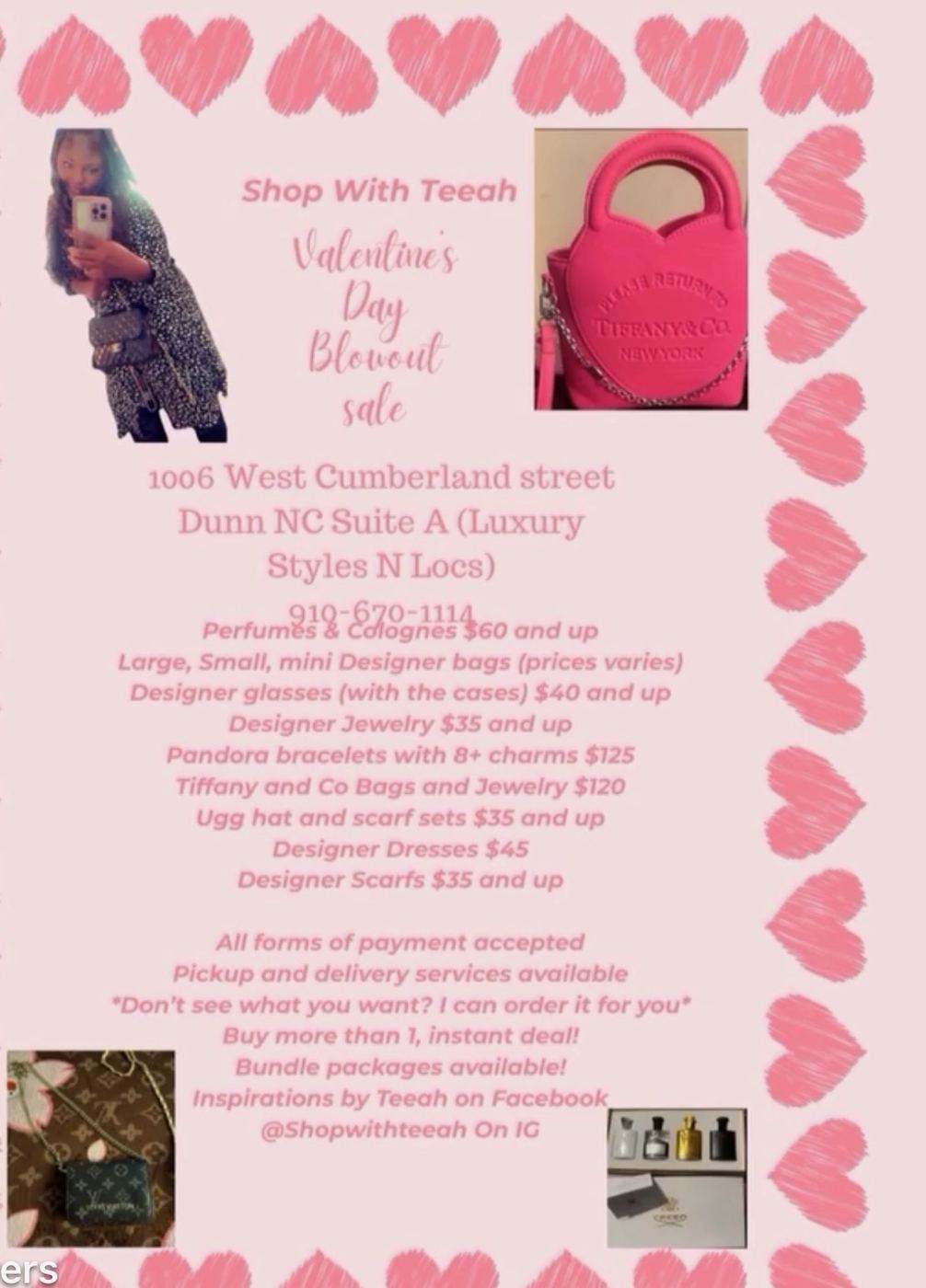 BEFORE — original homemade flyer