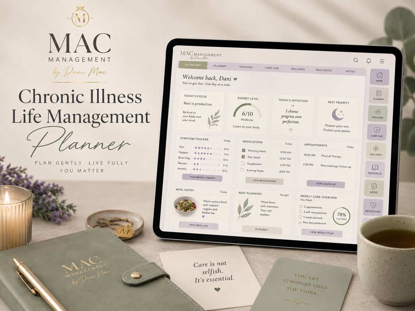 Chronic Illness Life Management Planner